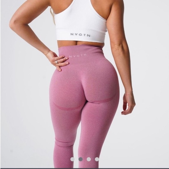 NVGTN pink contour leggings - Picture 2 of 9
